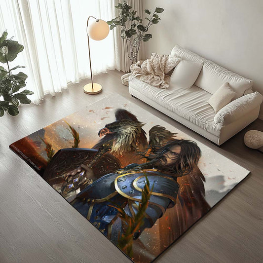 King Llane Wrynn The Alliance Army World of Warcraft WOW Rug