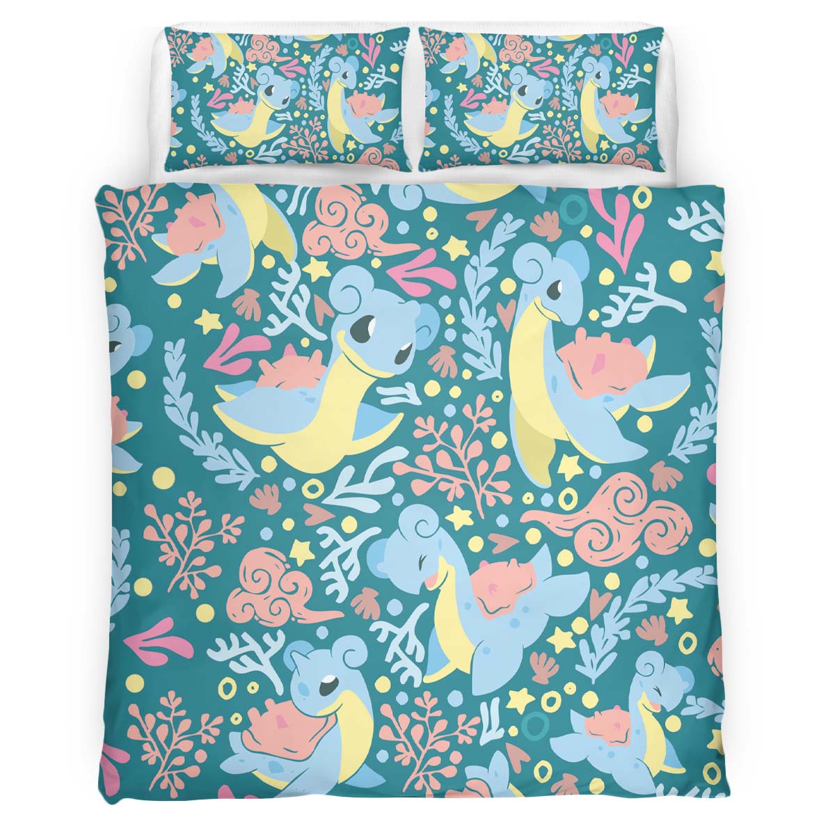 Lapras Pokemon Duvet Cover