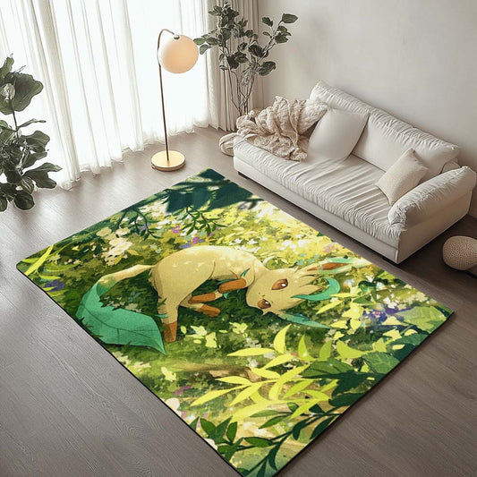 Leafeon Pokemon Rug