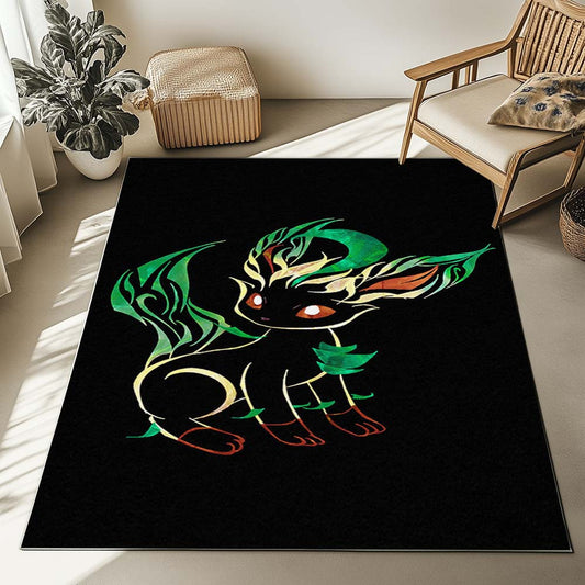 Leafeon Pokemon 10 Rug