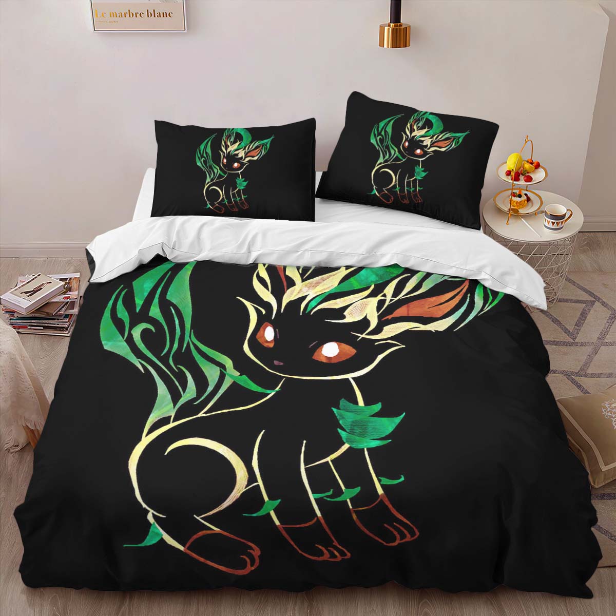 Leafeon Pokemon 10 Duvet Cover 2