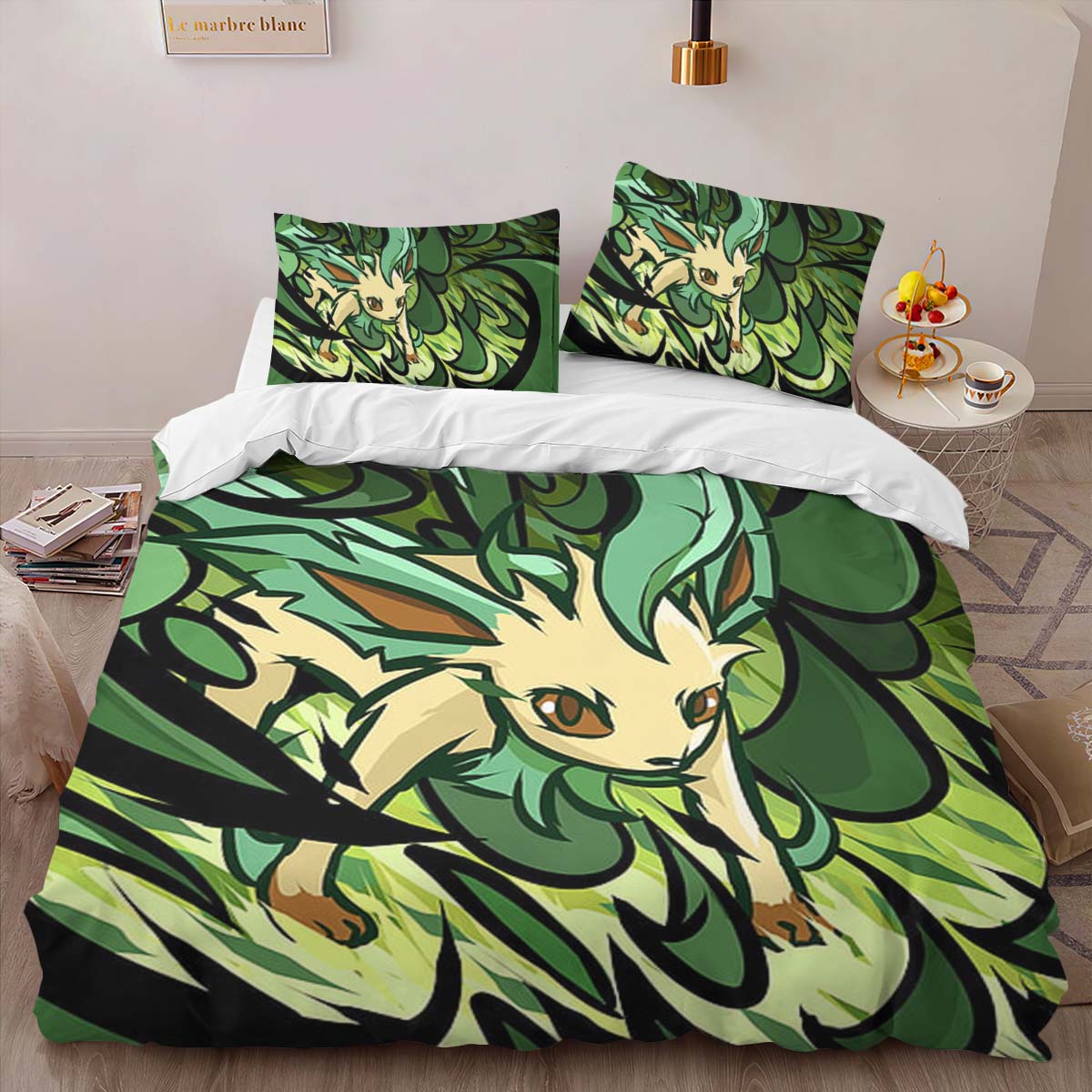Leafeon Pokemon 11 Duvet Cover 2
