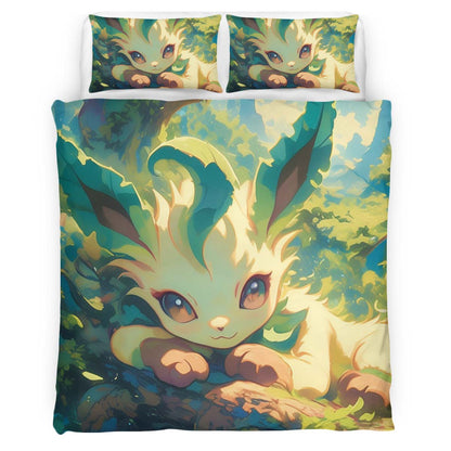 Leafeon Pokemon 3 Duvet Cover