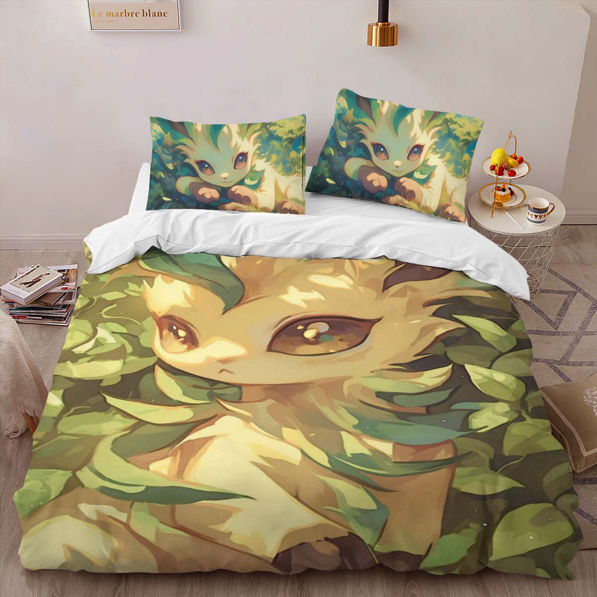 Leafeon Pokemon 5 Duvet Cover 2