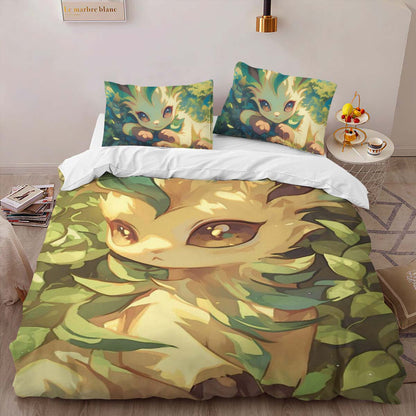 Leafeon Pokemon 5 Duvet Cover 2