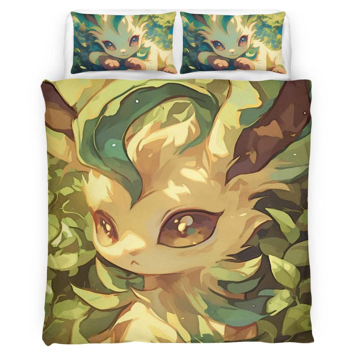 Leafeon Pokemon 5 Duvet Cover