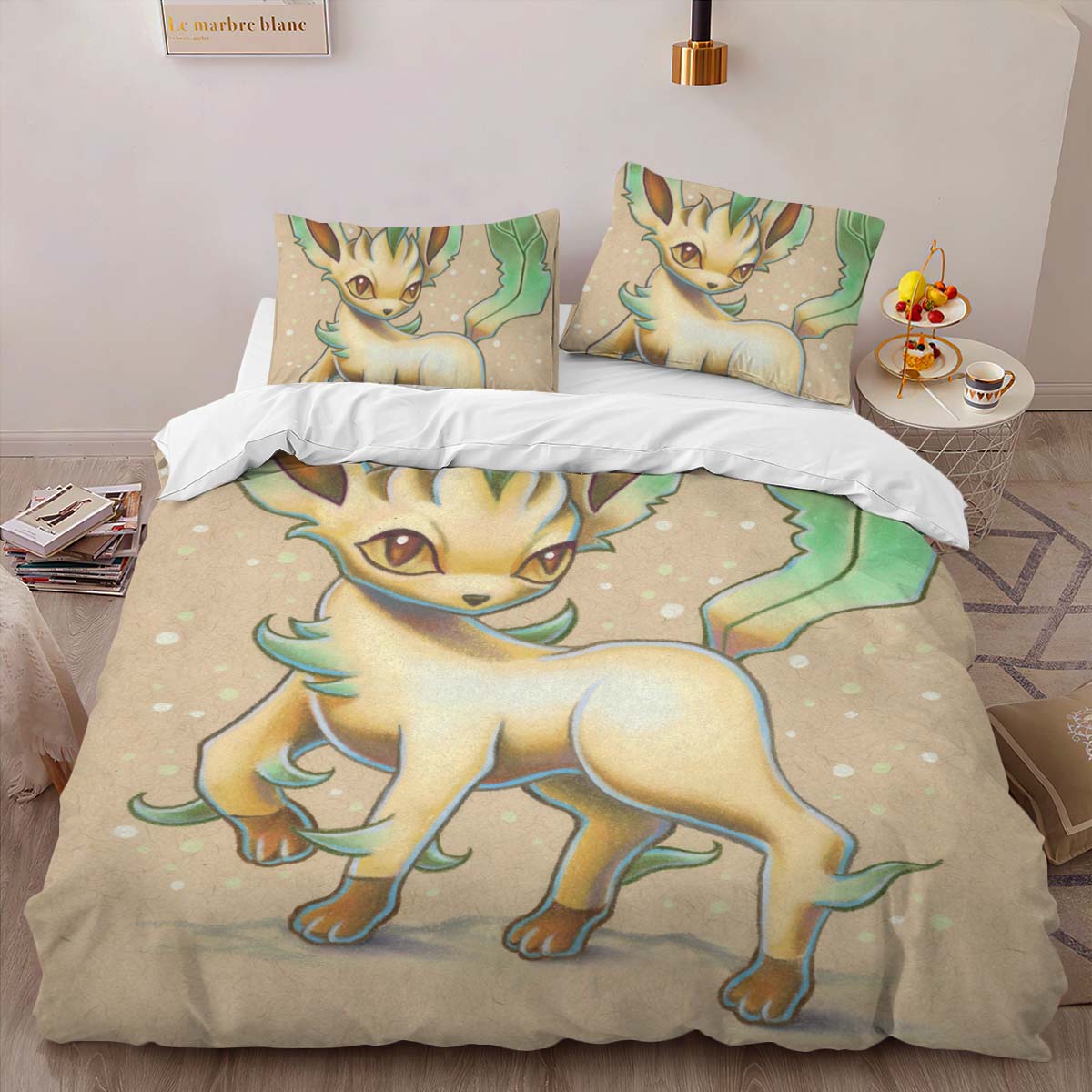 Leafeon Pokemon 6 Duvet Cover 2