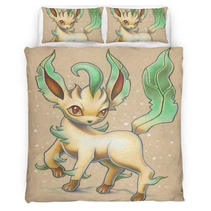 Leafeon Pokemon 6 Duvet Cover
