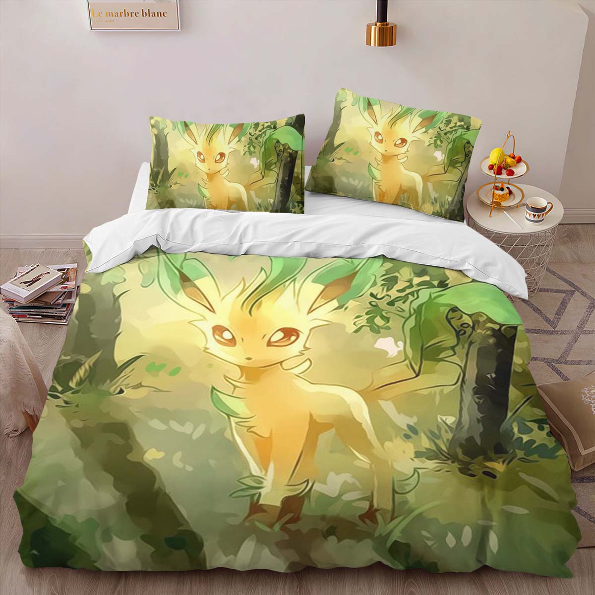 Leafeon Pokemon 8 Duvet Cover 2