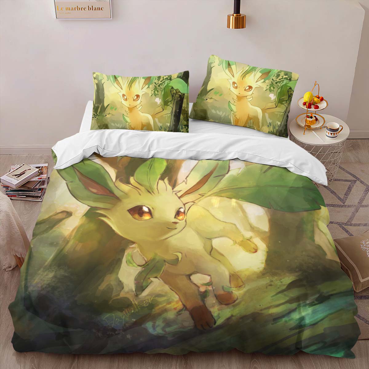 Leafeon Pokemon 9 Duvet Cover 2
