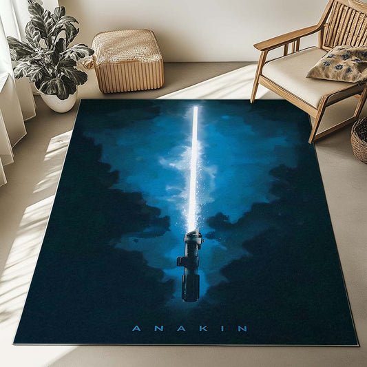 Lightsabers Anakin Star Wars Rug