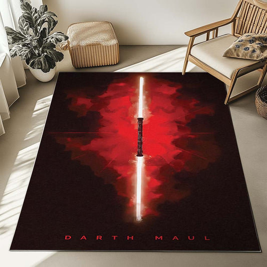 Lightsabers Darth Maul Star Wars Rug