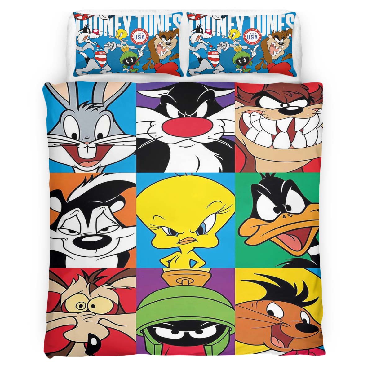 Looney Tunes All Characters 02 Duvet Cover