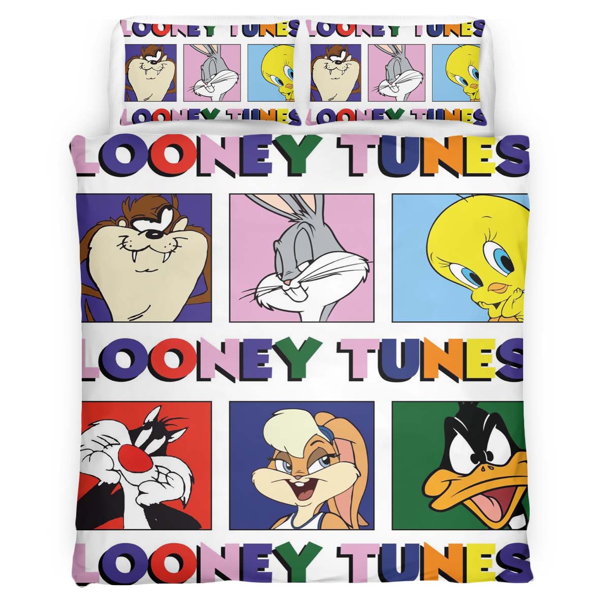 Looney Tunes All Characters 06 Duvet Cover