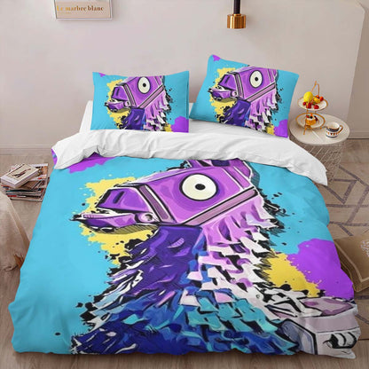 Loot Llama Fortnite 2 Duvet Cover 2
