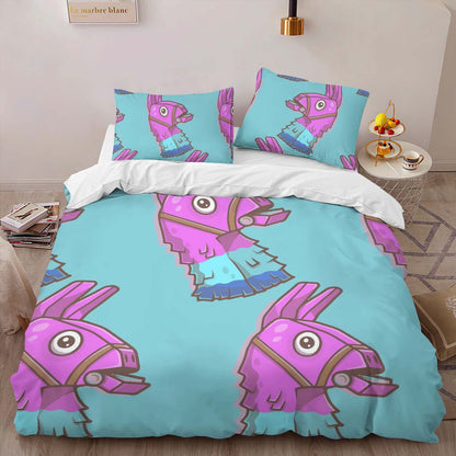 Loot Llama Fortnite 3 Duvet Cover 2