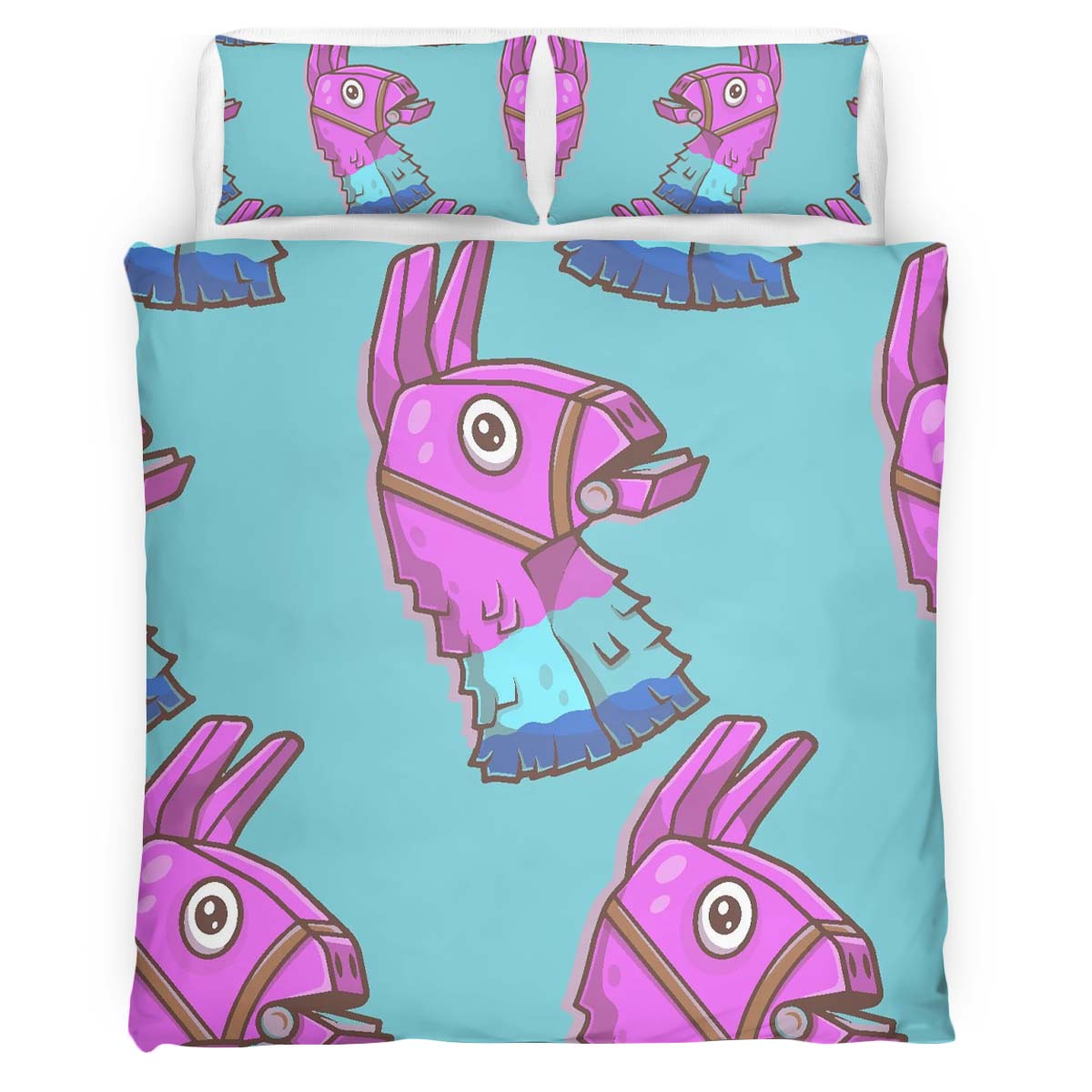 Loot Llama Fortnite 3 Duvet Cover