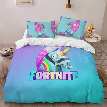 Loot Llama Fortnite 4 Duvet Cover 2
