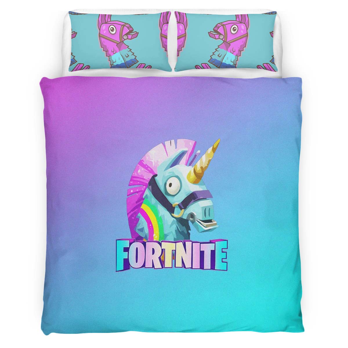 Loot Llama Fortnite 4 Duvet Cover