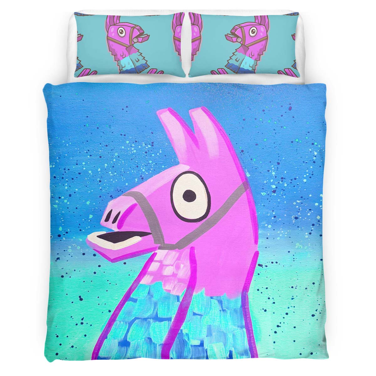 Loot Llama Fortnite 5 Duvet Cover