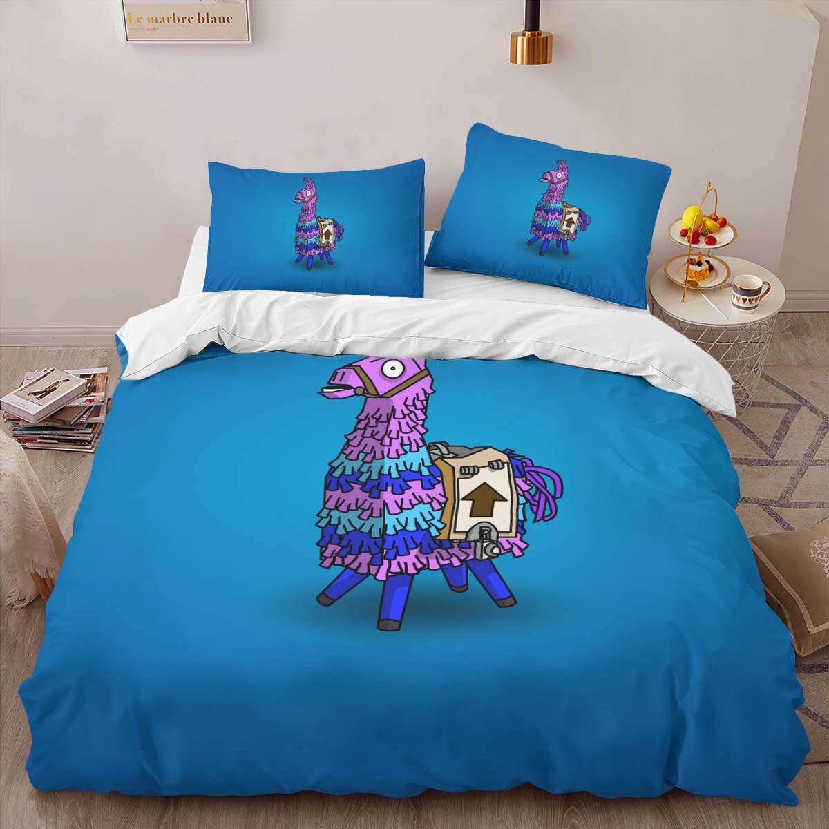 Loot Llama Fortnite 6 Duvet Cover 2