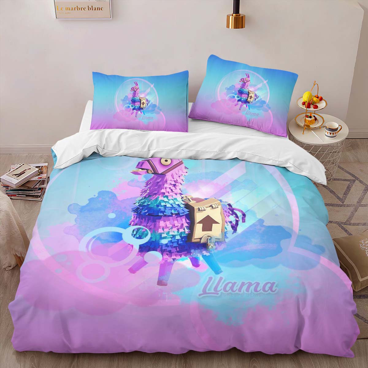 Loot Llama Fortnite Secret Duvet Cover 2