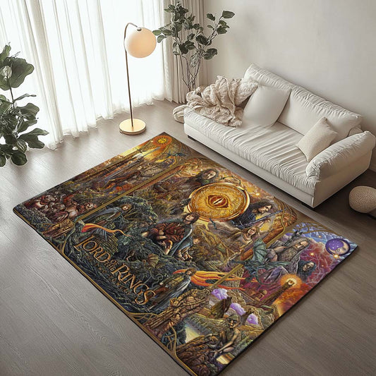 Lord Of The Ring Characters Rug