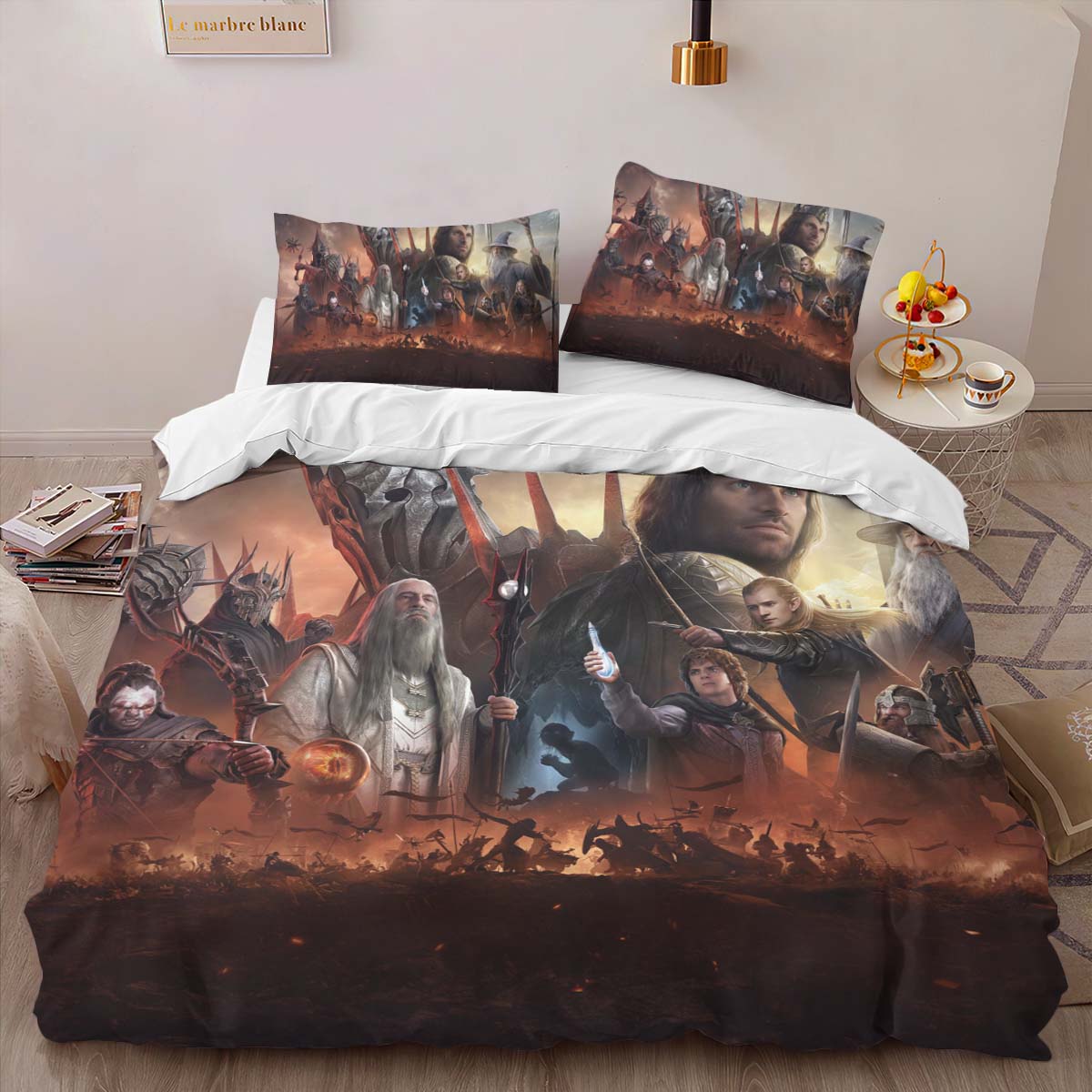 Lord Of The Ring Characters 2 Duvet Cover 2