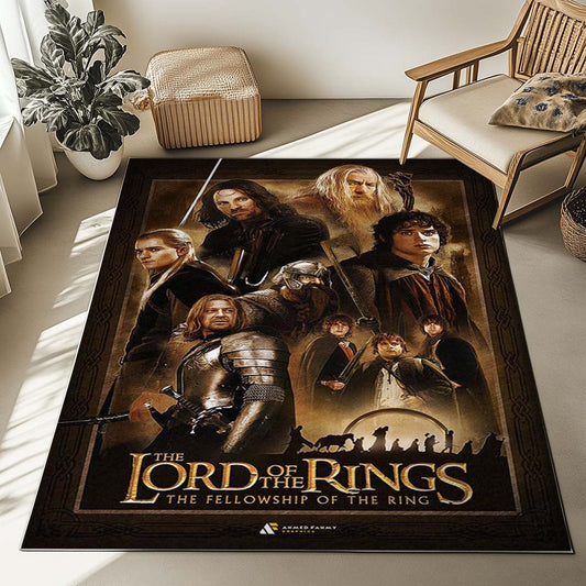 Lord Of The Ring Characters 3 Rug