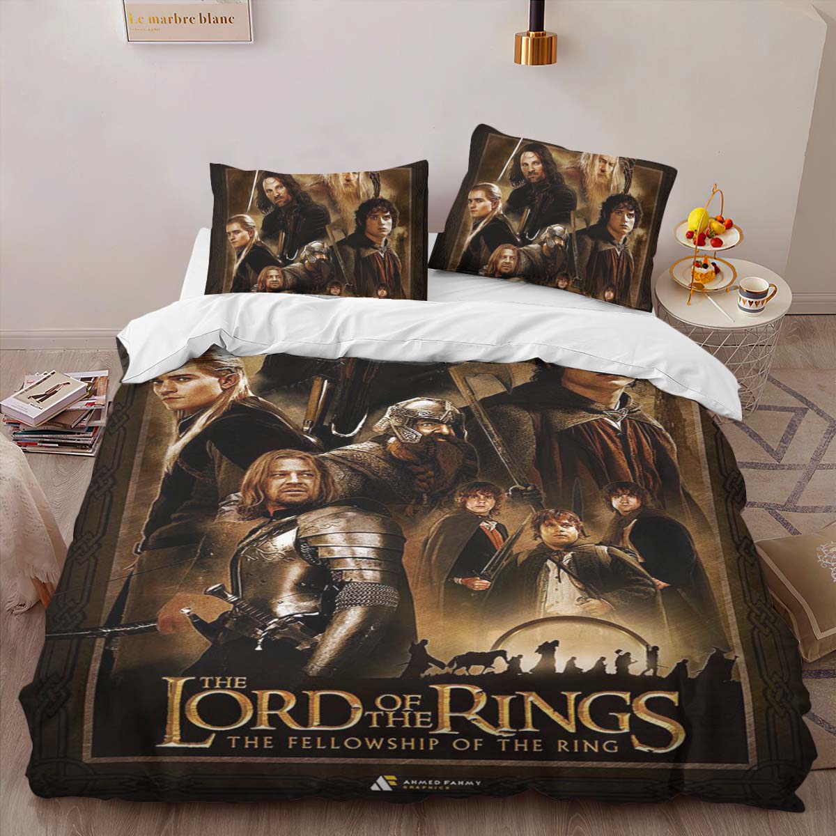 Lord Of The Ring Characters 3 Duvet Cover 2