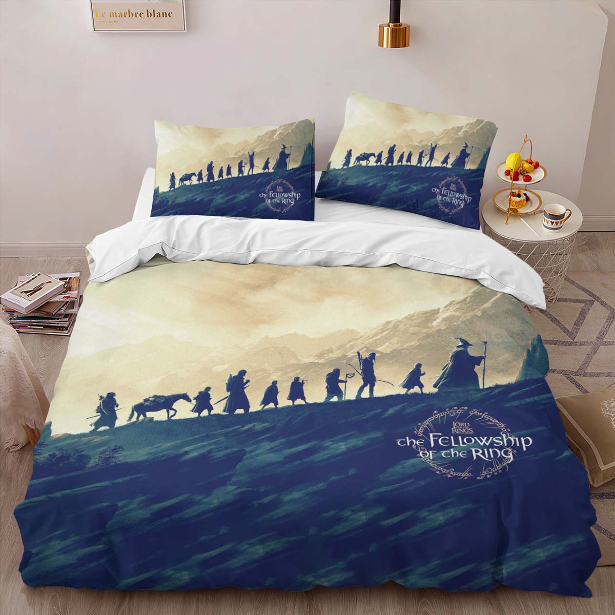 Lord Of The Rings Journey The Fellowship Of The Ring 2 Duvet Cover 2