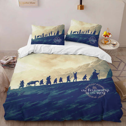 Lord Of The Rings Journey The Fellowship Of The Ring 2 Duvet Cover 2