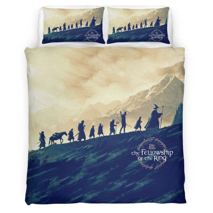 Lord Of The Rings Journey The Fellowship Of The Ring 2 Duvet Cover