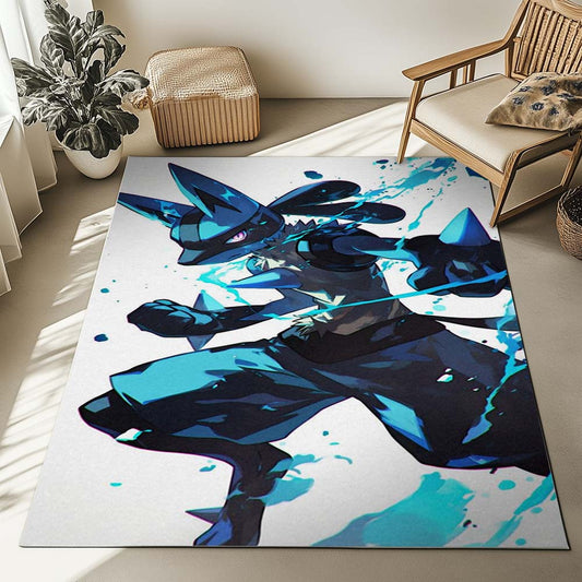 Lucario Pokemon 11 Rug