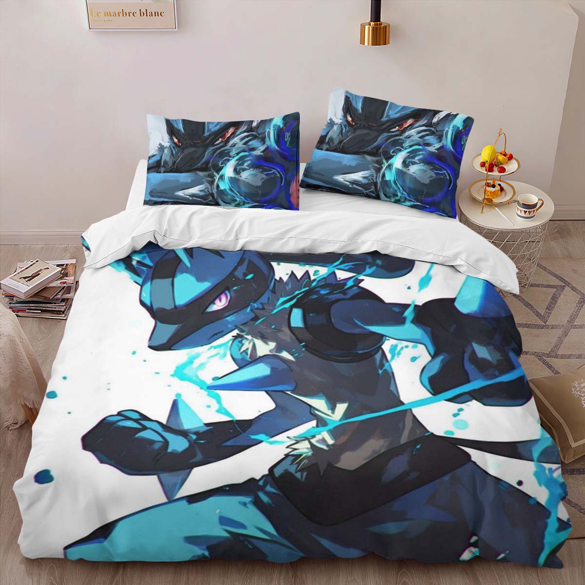 Lucario Pokemon 11 Duvet Cover 2