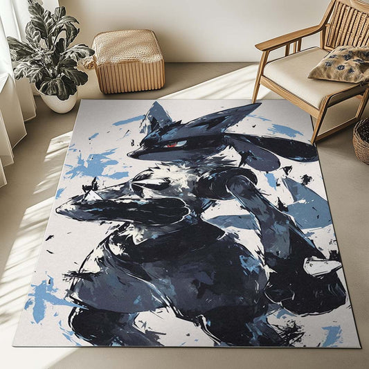 Lucario Pokemon 13 Rug