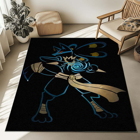 Lucario Pokemon 14 Rug