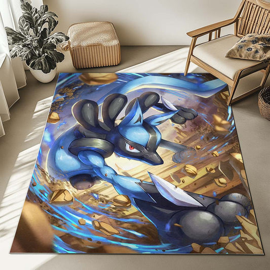 Lucario Pokemon 15 Rug