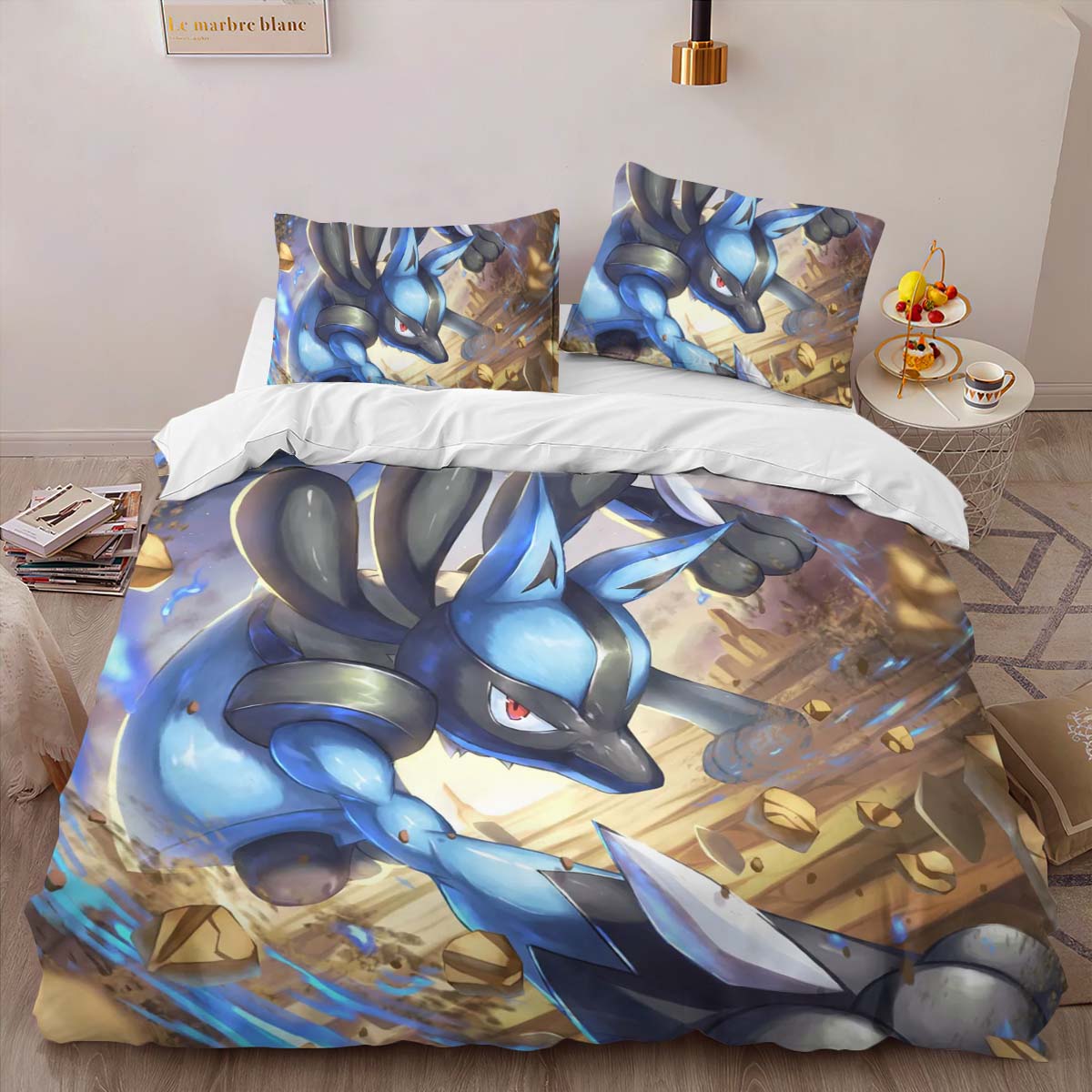 Lucario Pokemon 15 Duvet Cover 2