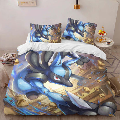 Lucario Pokemon 15 Duvet Cover 2