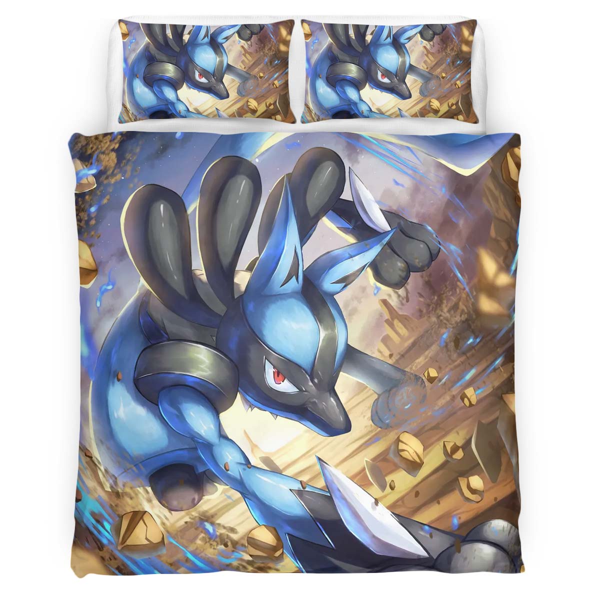 Lucario Pokemon 15 Duvet Cover