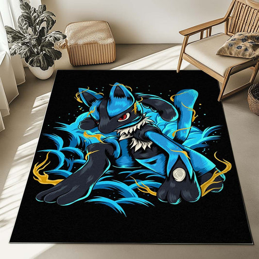 Lucario Pokemon 4 Rug