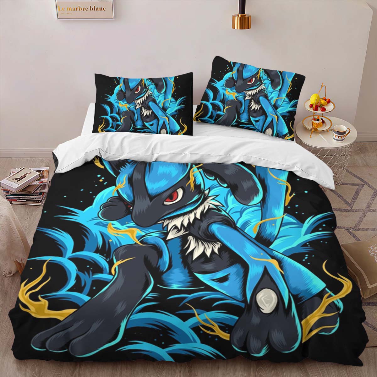 Lucario Pokemon 4 Duvet Cover 2