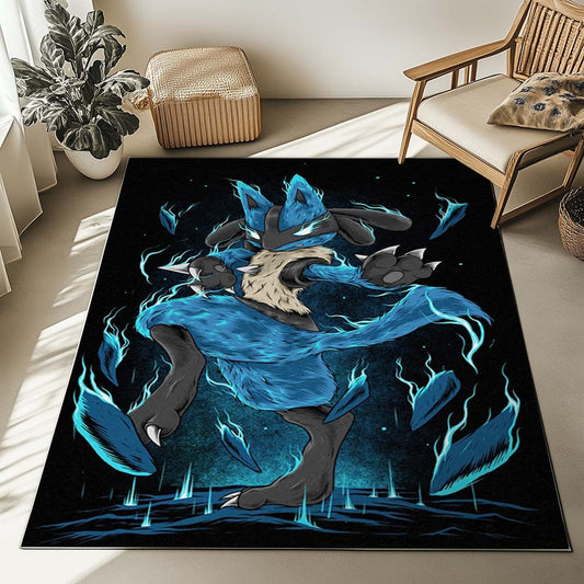 Lucario Pokemon 5 Rug
