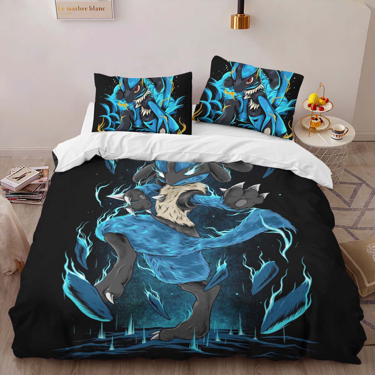 Lucario Pokemon 5 Duvet Cover 2