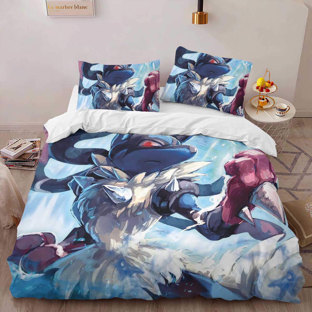 Lucario Pokemon 6 Duvet Cover 2