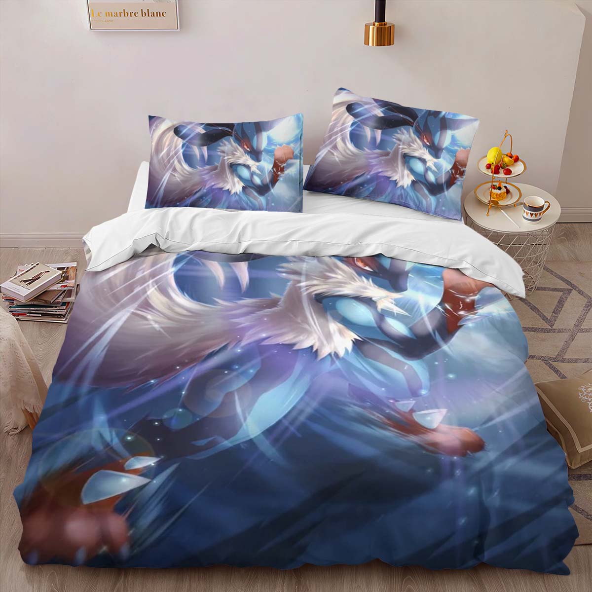 Lucario Pokemon 7 Duvet Cover 2