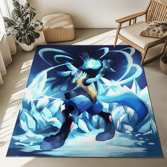 Lucario Pokemon 8 Rug