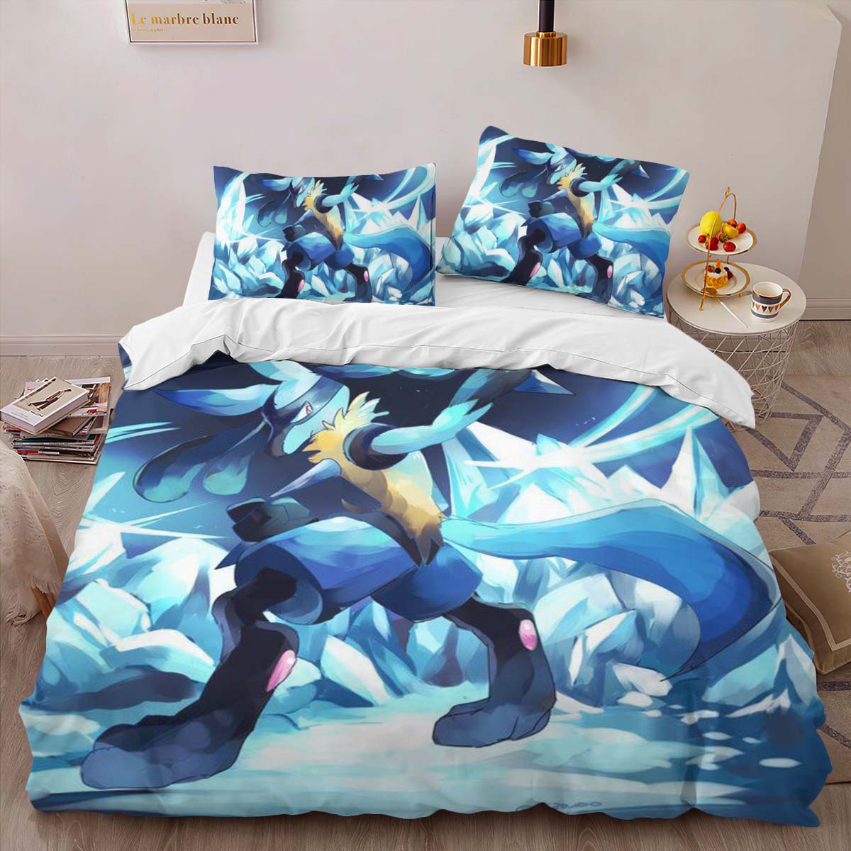 Lucario Pokemon 8 Duvet Cover 2