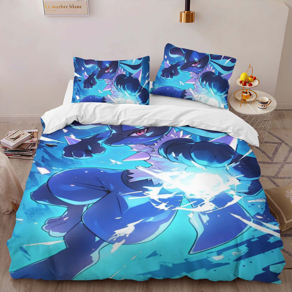 Lucario Pokemon 9 Duvet Cover 2